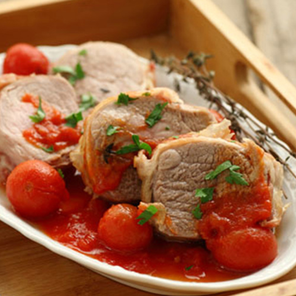 Schweinefilet mit Tomaten und Thymian - Cirio 1856 Österreich